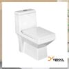 single piece-toilet